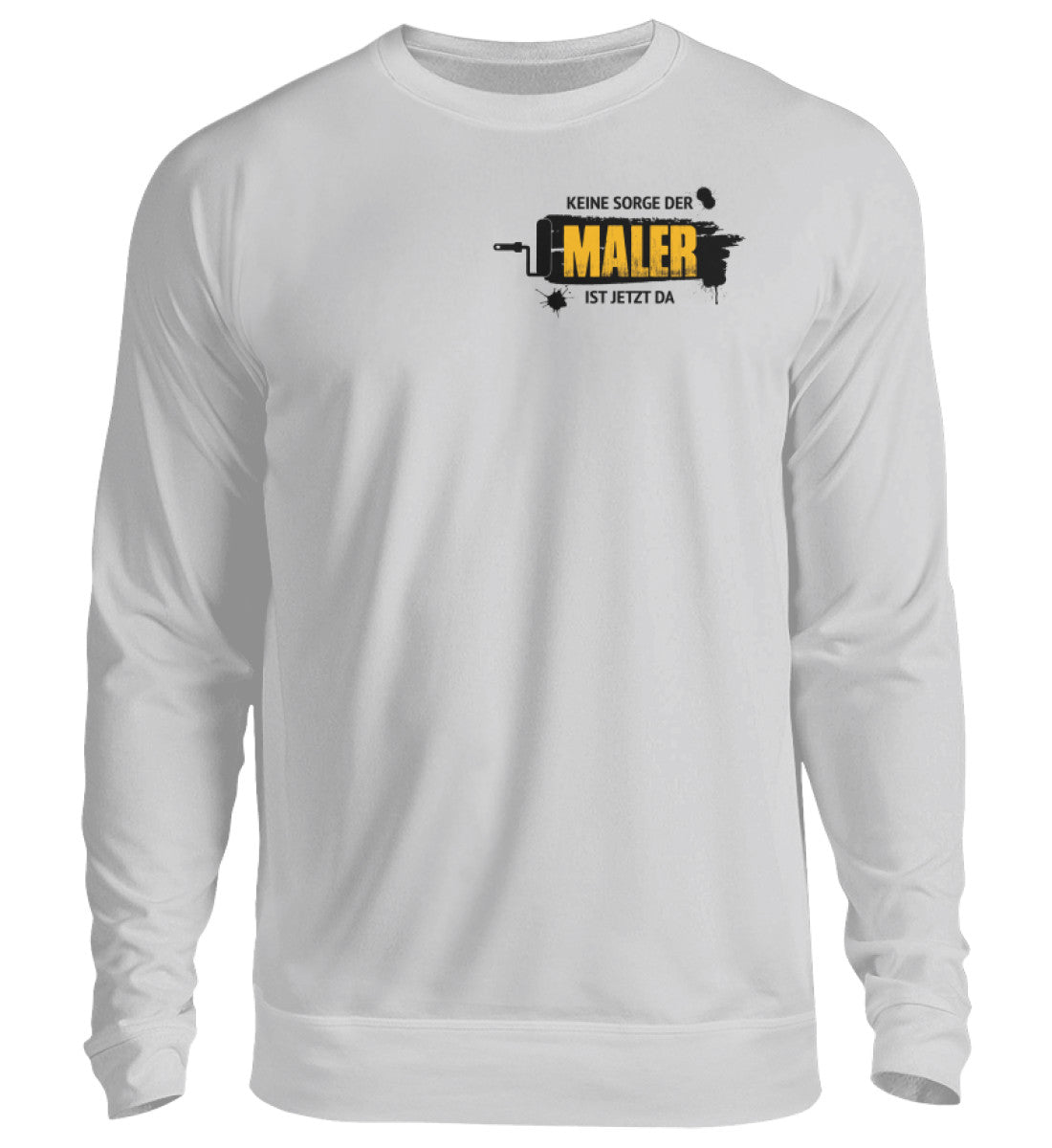 Der Maler ist da Brusttasche - Sweatshirt