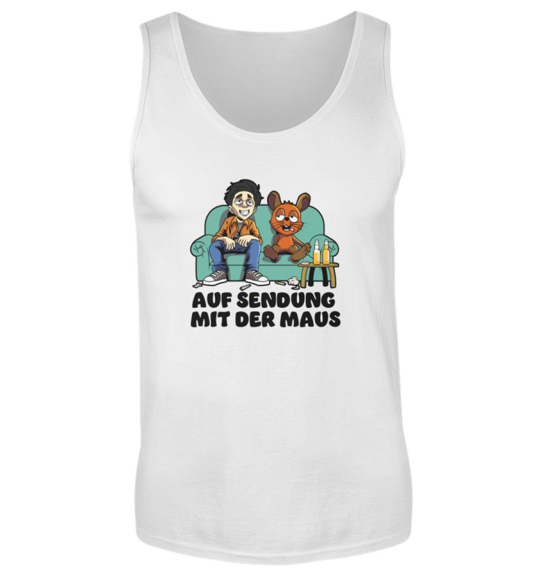 Auf Sendung  - Herren Tanktop
