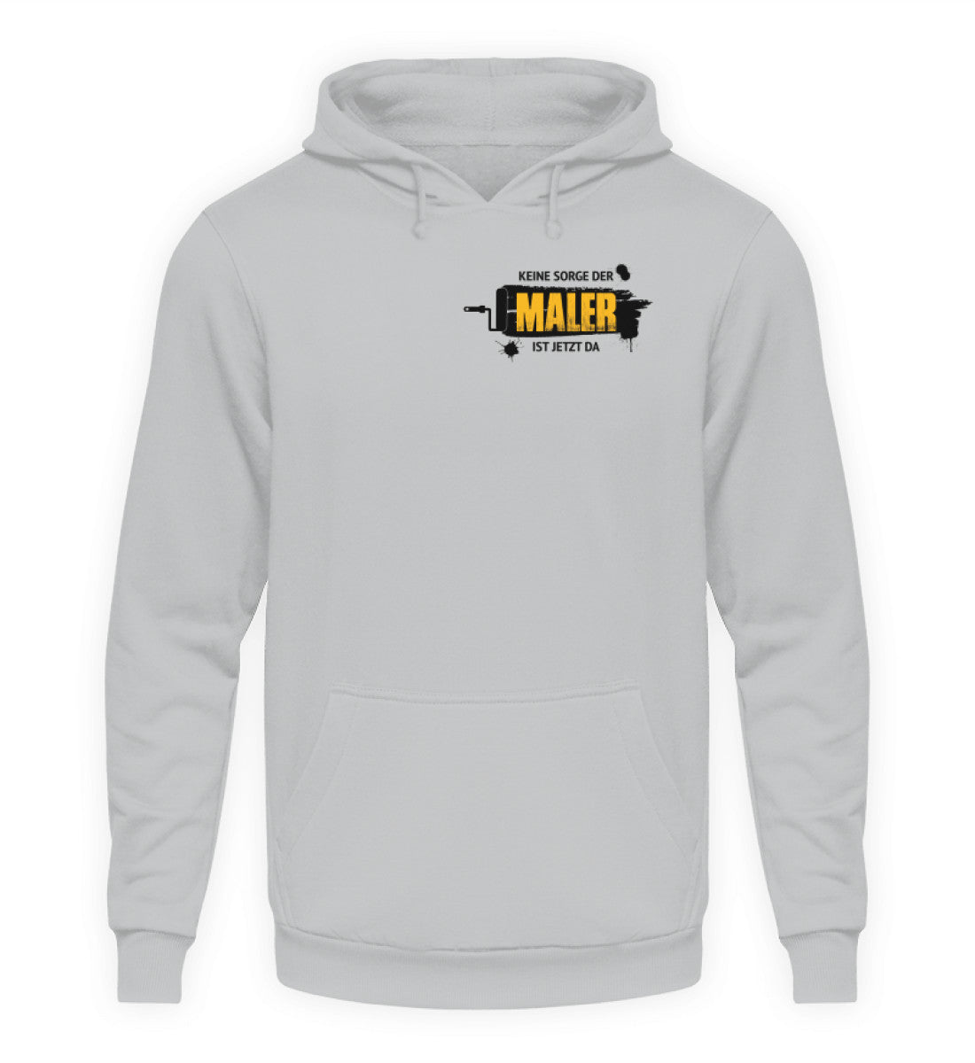 Der Maler ist da Brusttasche - Hoodie