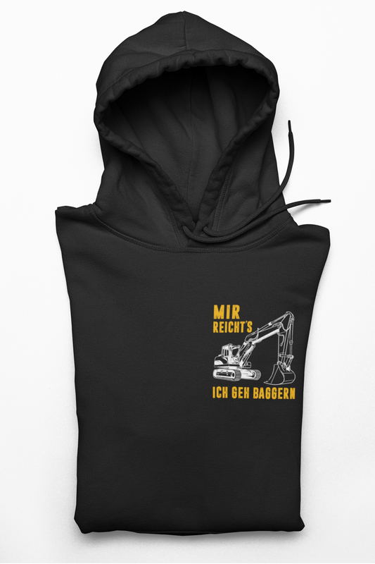Ich geh baggern / Brusttasche  - Hoodie